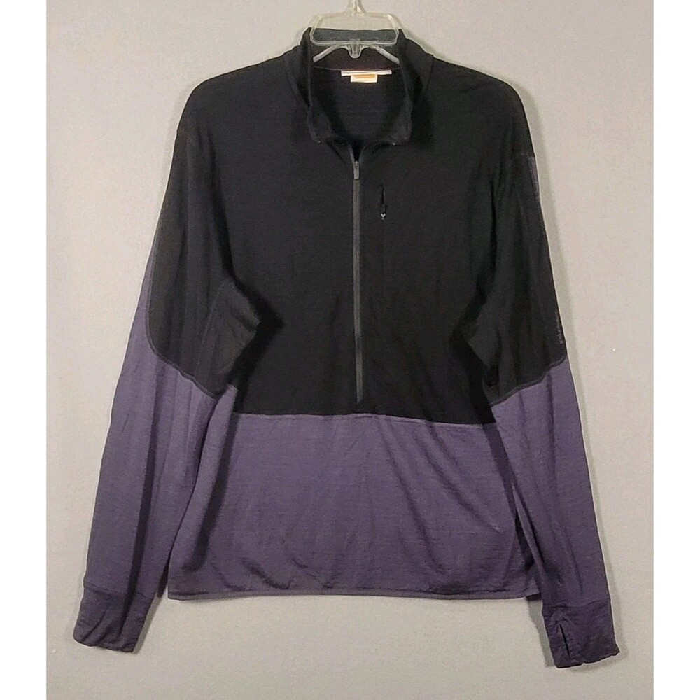 Icebreaker Merino Blend 200 Realfleece Descender 1/2 Zip  Pullover Mens XXL